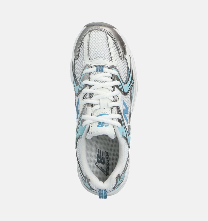 New Balance 530 Baskets basses en Bleu pour filles (365018) - pour semelles orthopédiques