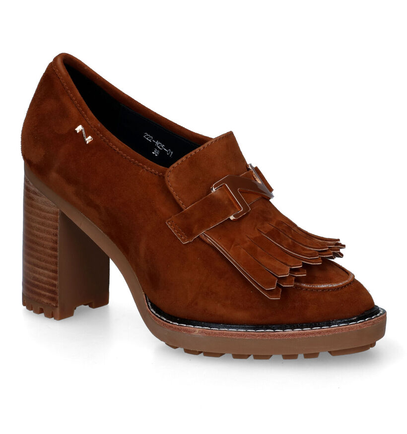 Nathan-Baume Escarpins montants en Cognac pour femmes (315969)