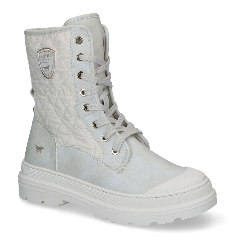 Mustang Zwarte Boots in kunstleer (316072)