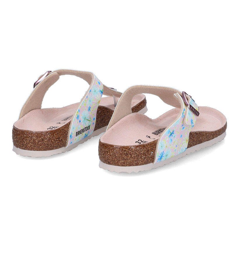 Birkenstock Gizeh BS Witte Teenslippers voor meisjes (338081)