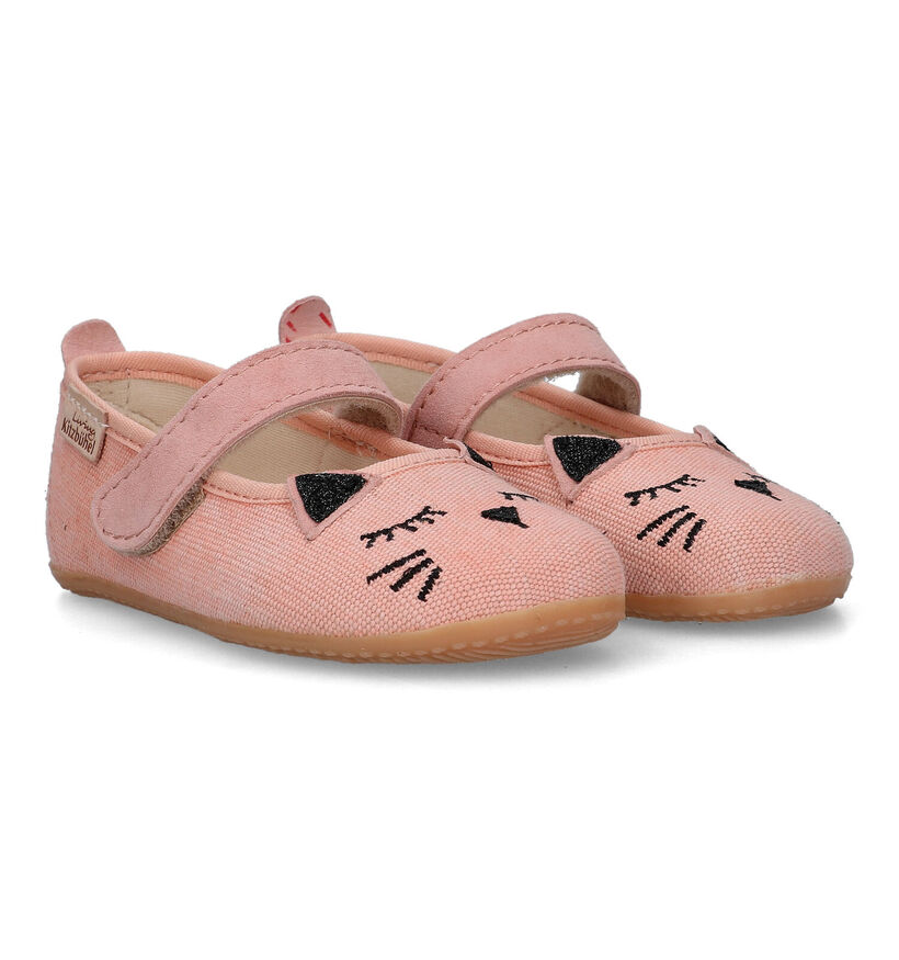 Living Kitzbühel Pantoufles fermées en Rose pour filles (326058)