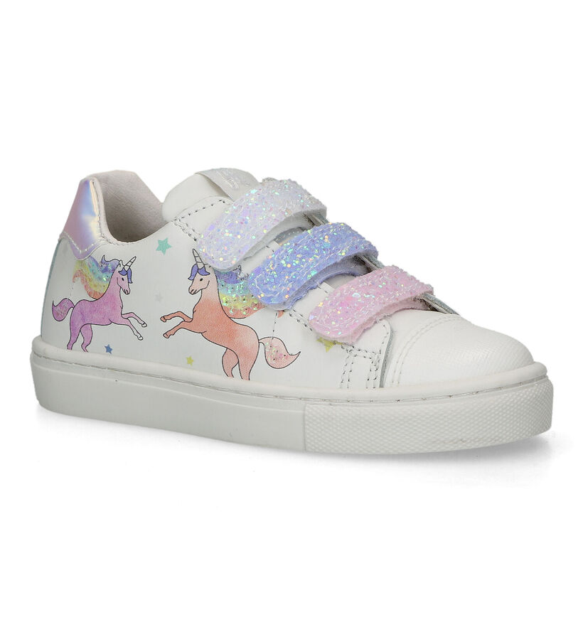 Little David Felice Baskets en Blanc pour filles (323850) - pour semelles orthopédiques