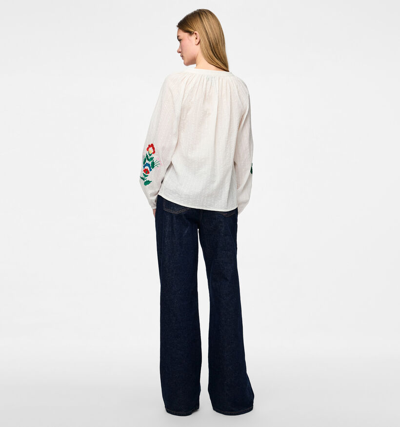 Pieces Sikka Blouse en Écru pour femmes (352457)