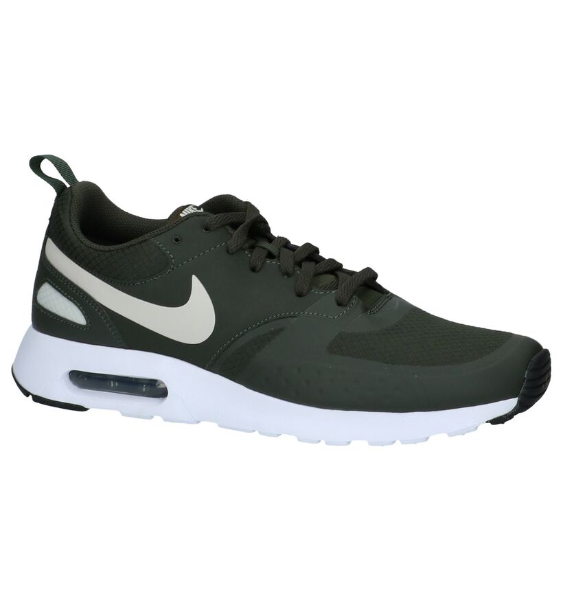 Nike Air Max Baskets basses en Vert kaki en simili cuir (209826)