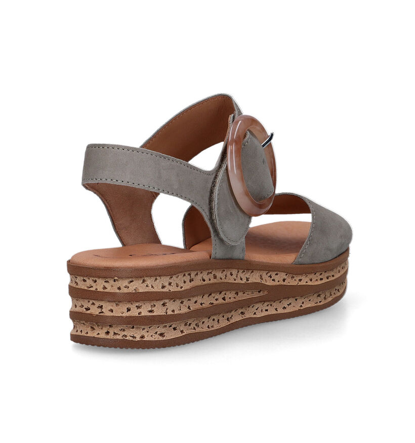 Gabor Best Fitting Kaki Sandalen voor dames (323103)