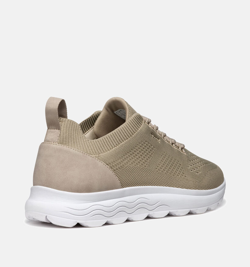 Geox Spherica Beige Veterschoenen voor heren (353831) - geschikt voor steunzolen