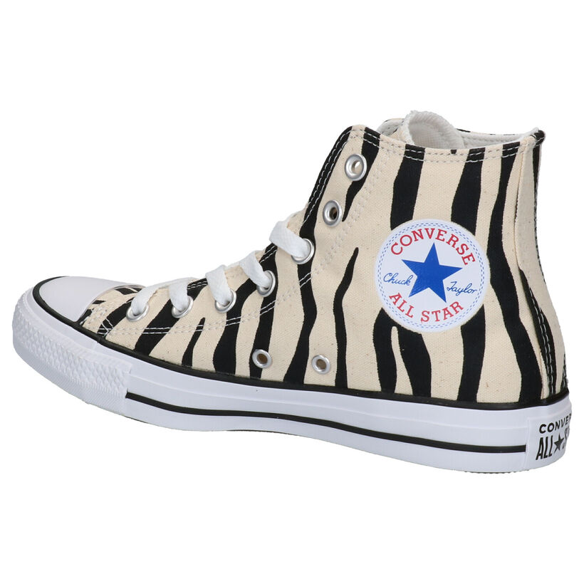 Converse Chuck Taylor AS Baskets en Beige en textile (266474)