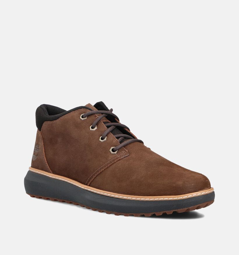Timberland Hudson Road Mid Chukka Boots en Marron pour hommes (360549) - pour semelles orthopédiques