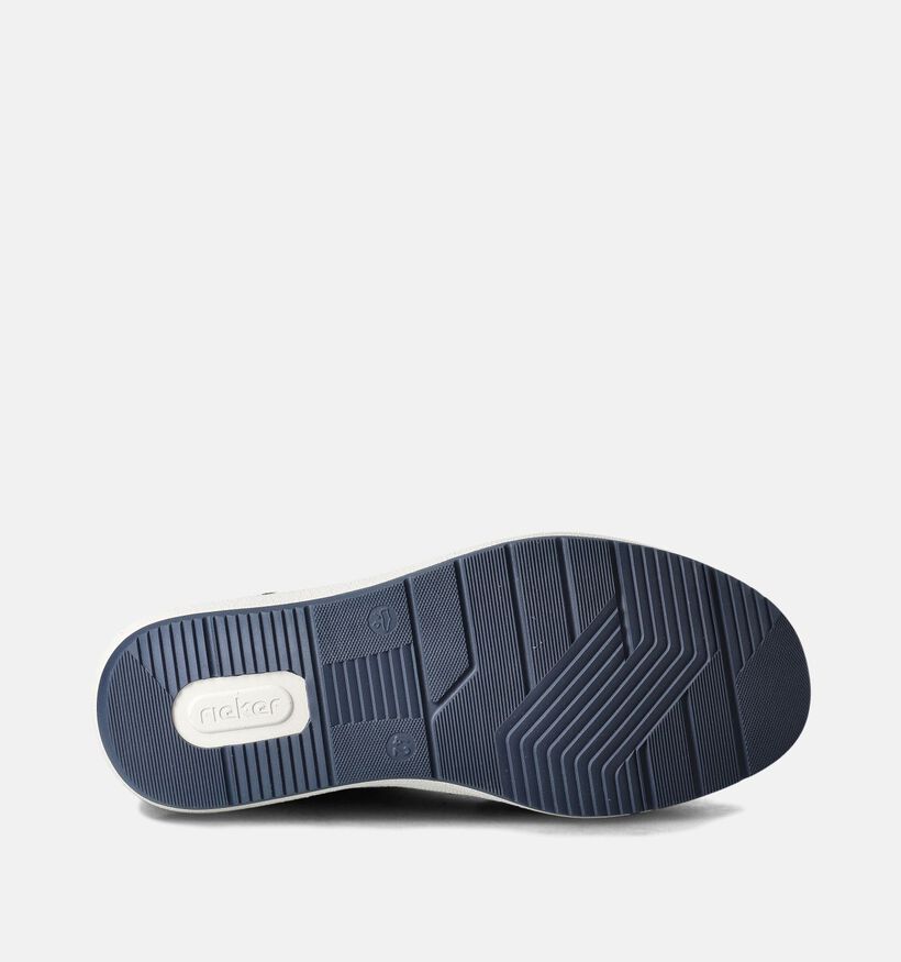 Rieker Blauwe Veterschoenen voor heren (351317) - geschikt voor steunzolen