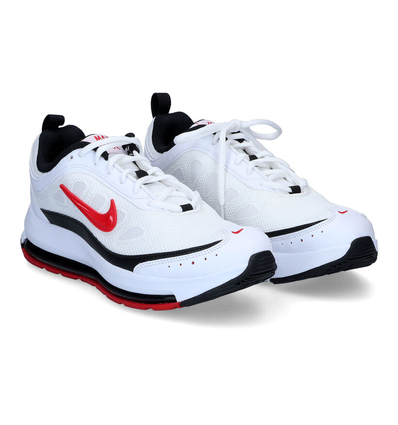 Nike Air Max AP Witte Sneakers in kunstleer (302662)