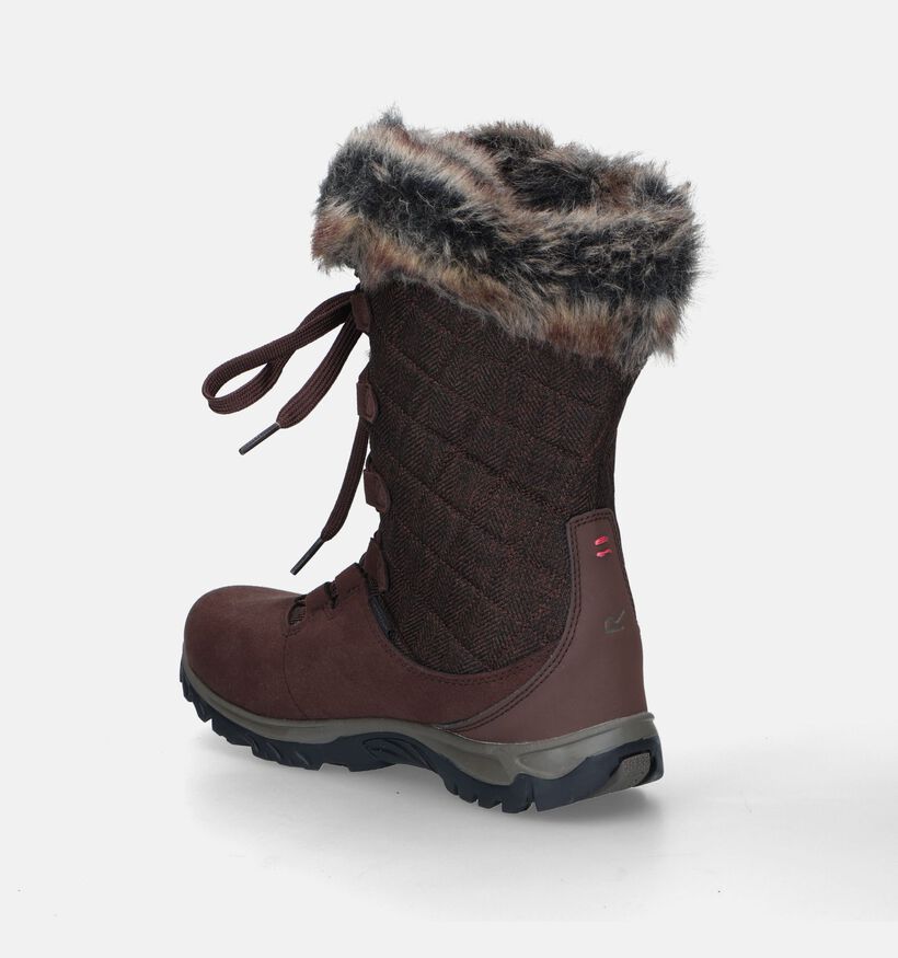 Regatta Lady Newley Thermo Bruine Snowboots voor dames (343995) - geschikt voor steunzolen