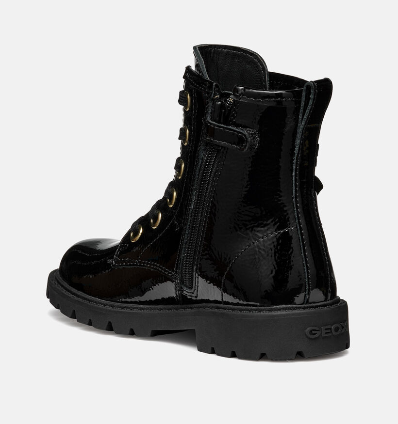 Geox Shaylax Boots en Noir pour filles (360339) - pour semelles orthopédiques