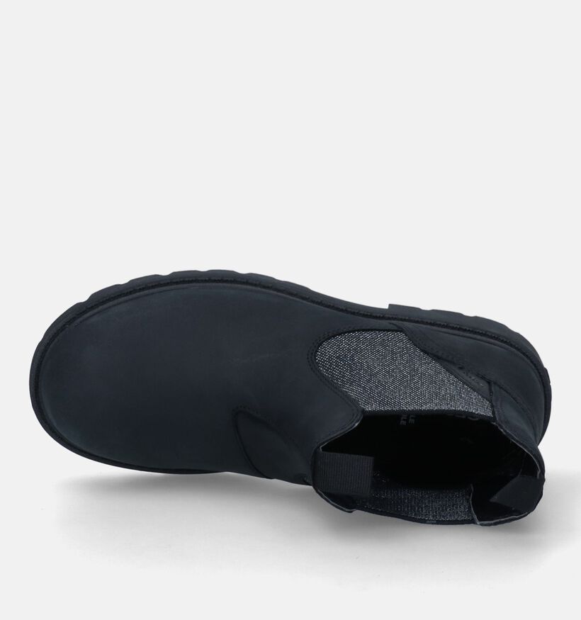 Geox Shaylax Zwarte Chelsea Boots voor meisjes (330122) - geschikt voor steunzolen