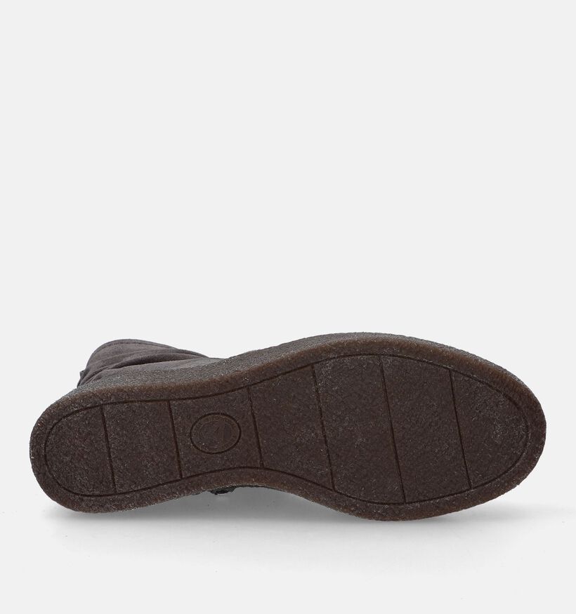 Solemade Marina 17 Grijze Enkellaarzen voor dames (331044) - geschikt voor steunzolen