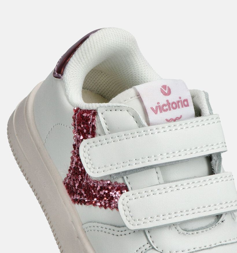 Victoria Witte/Roze Sneakers voor meisjes (363050) - geschikt voor steunzolen