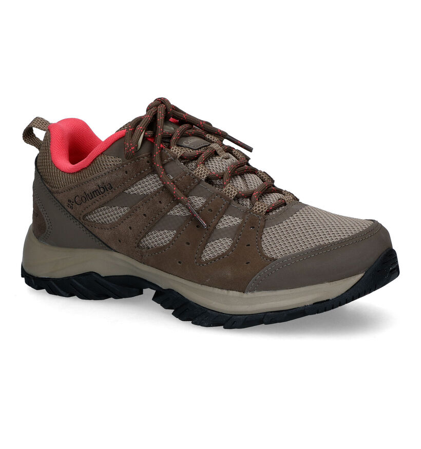 Columbia Redmond III WP Bruine Wandelschoenen voor dames (303809) - geschikt voor steunzolen