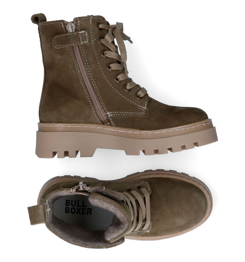 Bullboxer Bottines robustes en Cognac en nubuck (325290)