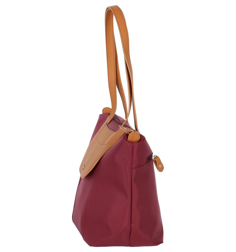 Arthur & Aston Bordeaux Shopper Tas in stof (208712)