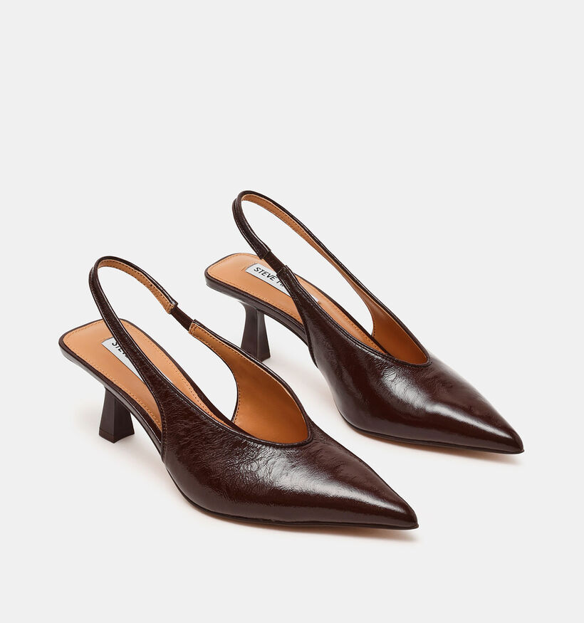 Steve Madden Alari Donkerbruine Slingback Heels voor dames (377991)