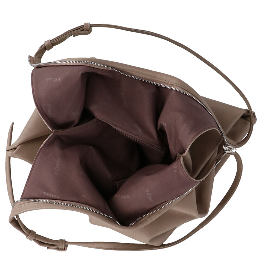 Keddo Sac à bandoulière en Beige en simili cuir (284234)