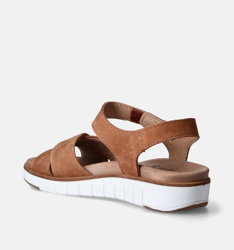 Solemade Romi Cognac Sandalen voor steunzolen voor dames (355624) - geschikt voor steunzolen