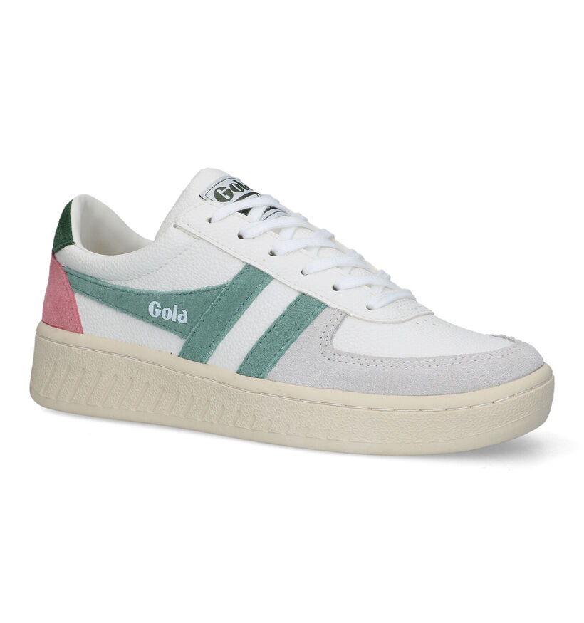 Gola Grandslam Trident Witte Sneakers voor dames (336374) - geschikt voor steunzolen