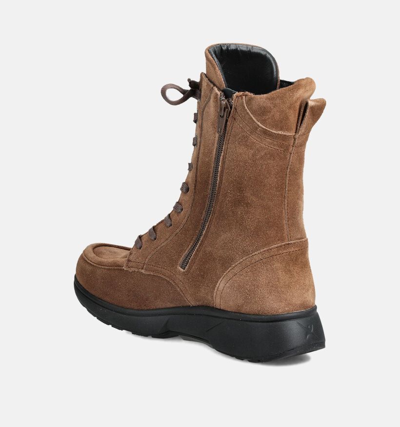 Xsensible Emilia Cognac Boots voor dames (363590) - geschikt voor steunzolen