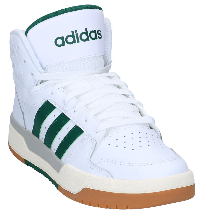 adidas Entrap Mid Witte Sneakers in kunstleer (276425)