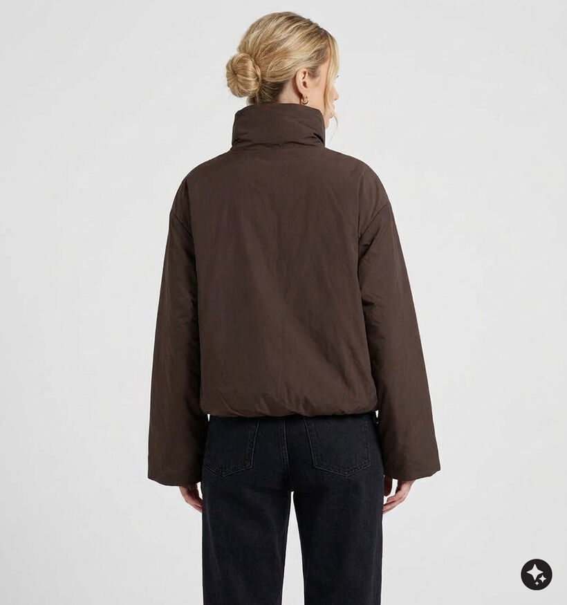 Pieces Sif Donkerbruine Jas voor dames (378355)