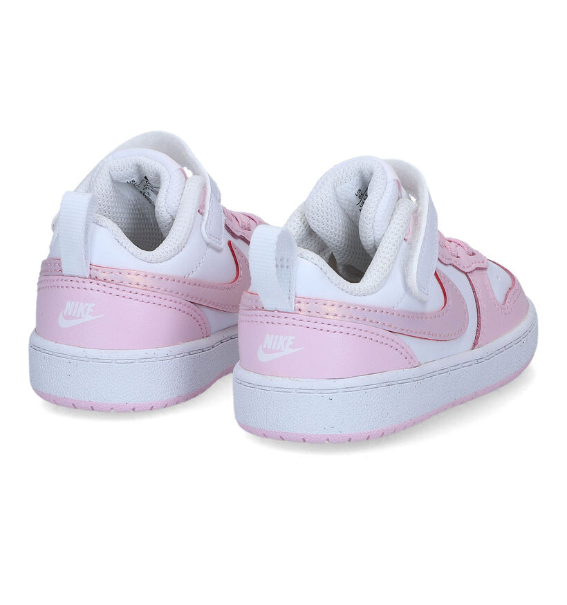 Nike Court Borough Low TD Baskets en Blanc pour filles (325383) - pour semelles orthopédiques