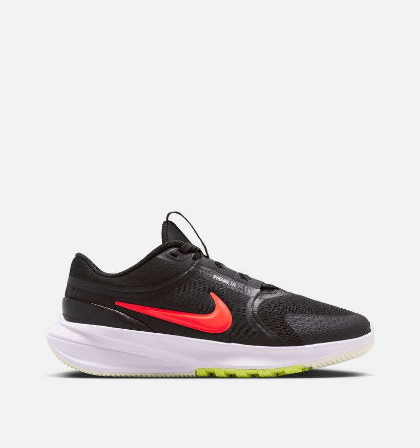Nike Star Runner Baskets basses en Noir pour filles, gar&ccedil;ons (367280) - pour semelles orthop&eacute;diques