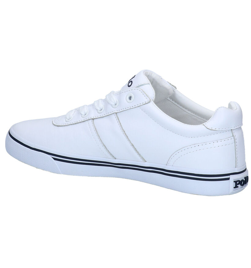 Polo Ralph Lauren Hanford Baskets en Blanc en cuir (290677)