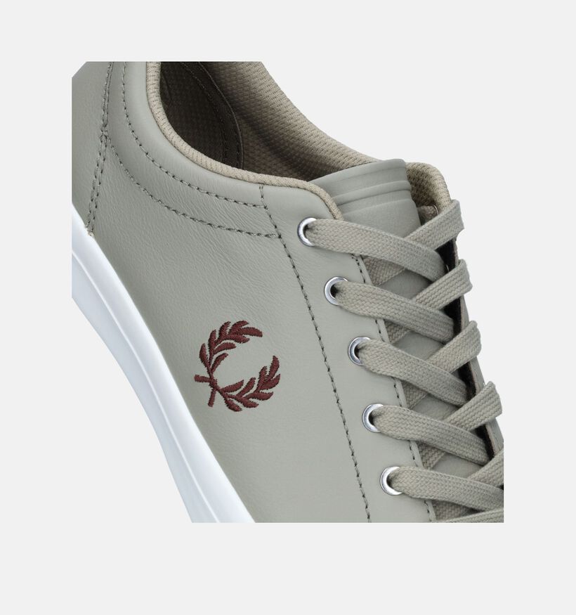 Fred Perry Baseline Chaussures à lacets en Vert pour hommes (336288)