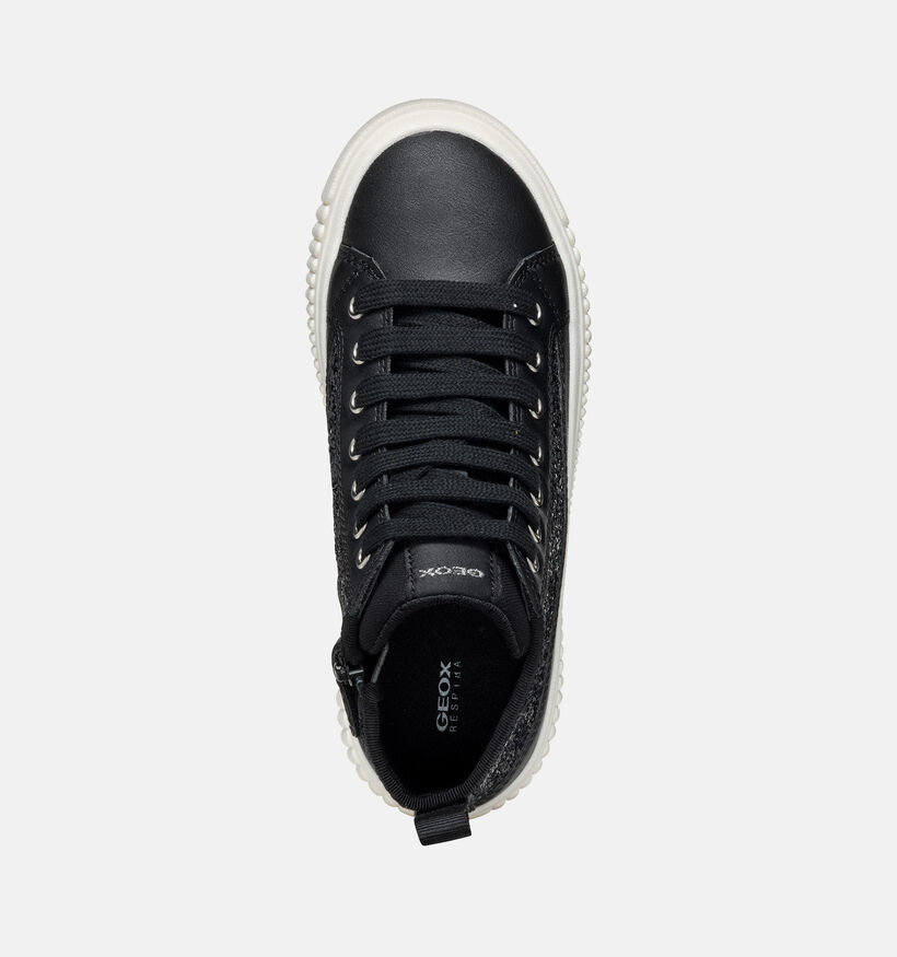 Geox Laquinny Zwarte Hoge schoenen voor meisjes (344543) - geschikt voor steunzolen