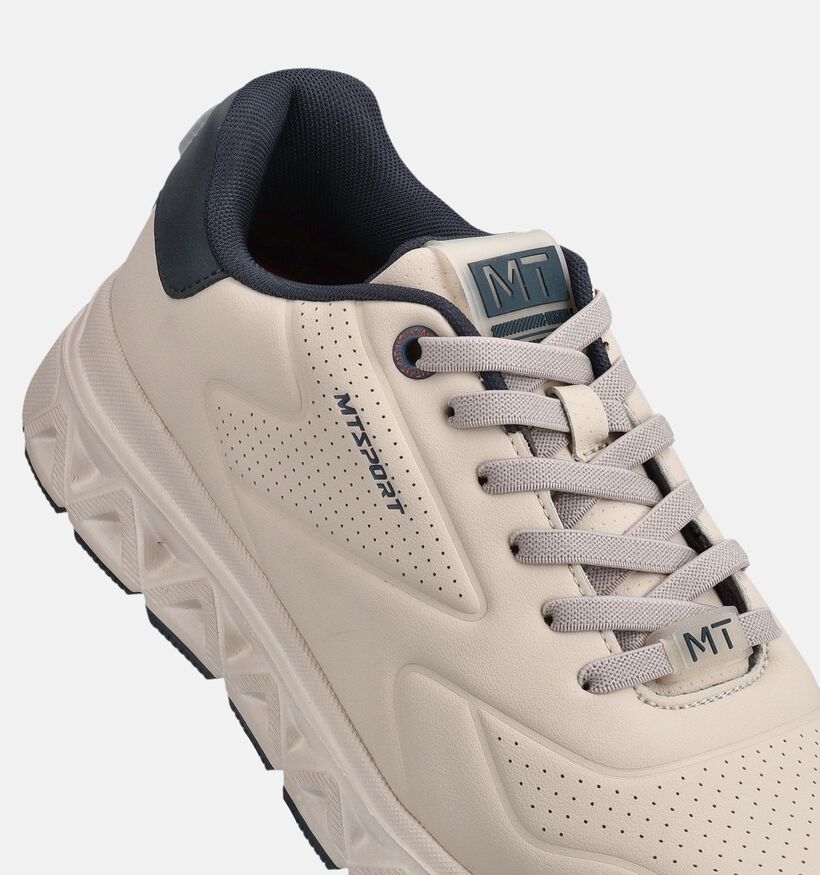 Marco Tozzi Lichtbeige Sneakers voor heren (368790) - geschikt voor steunzolen