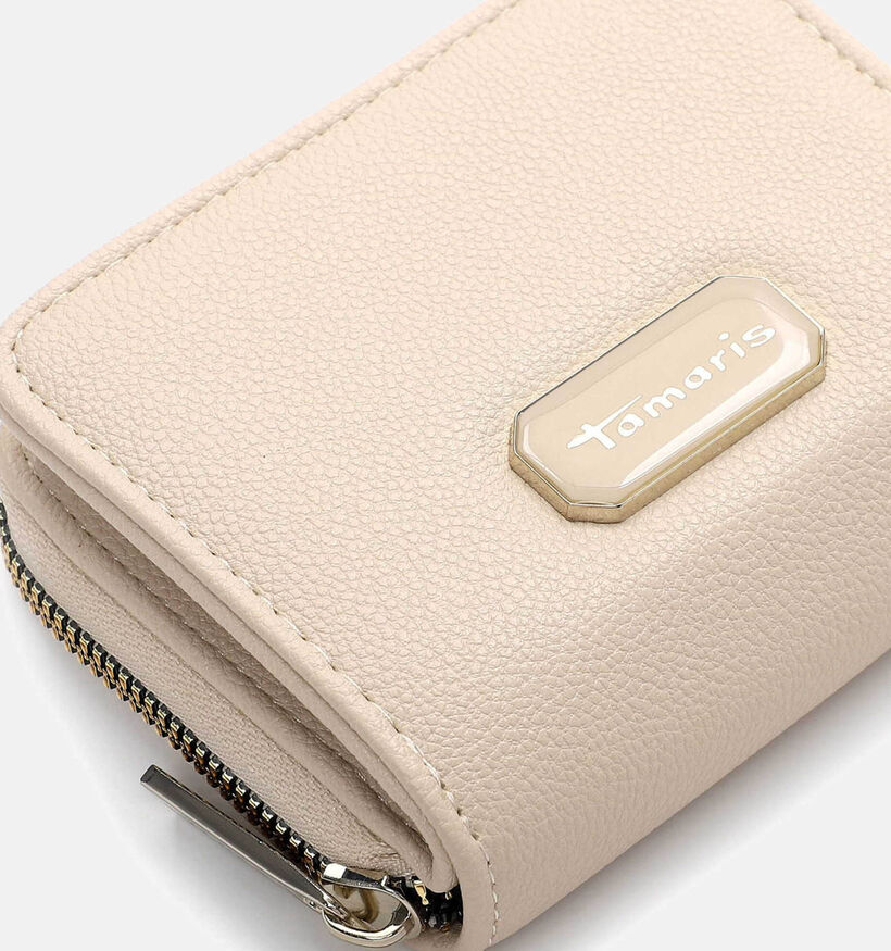 Tamaris Katharina Lichtbeige Ritsportemonnee voor dames (371363)