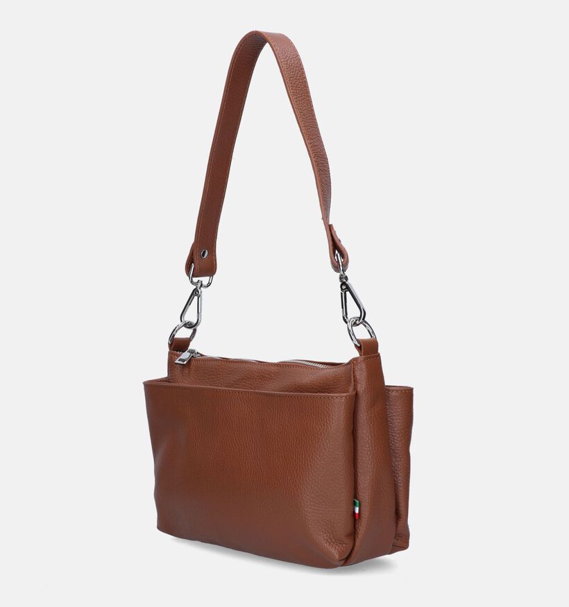 Time Mode Uni Sac porté croisé en Taupe pour femmes (344360)