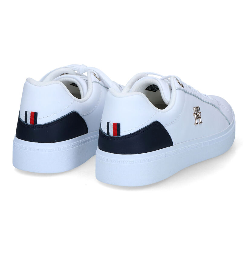 Tommy Hilfiger Court Baskets en Blanc pour femmes (318212)