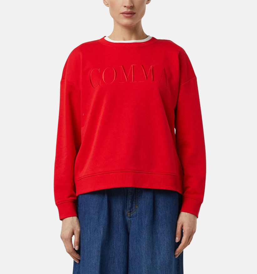 comma Rode Sweater voor dames (372202)