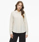 Vila Fija Tie Ecru Hemd met Das voor dames (366678)
