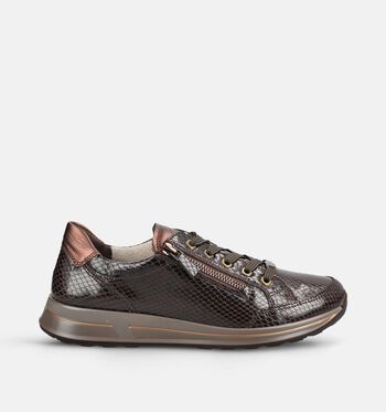 Ara Low Sneakers Bruin/Bordeaux