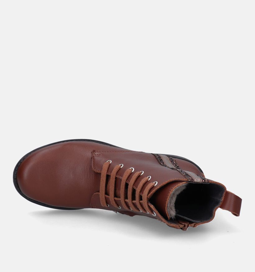 Milo & Mila Cognac Bottines voor meisjes (332067)