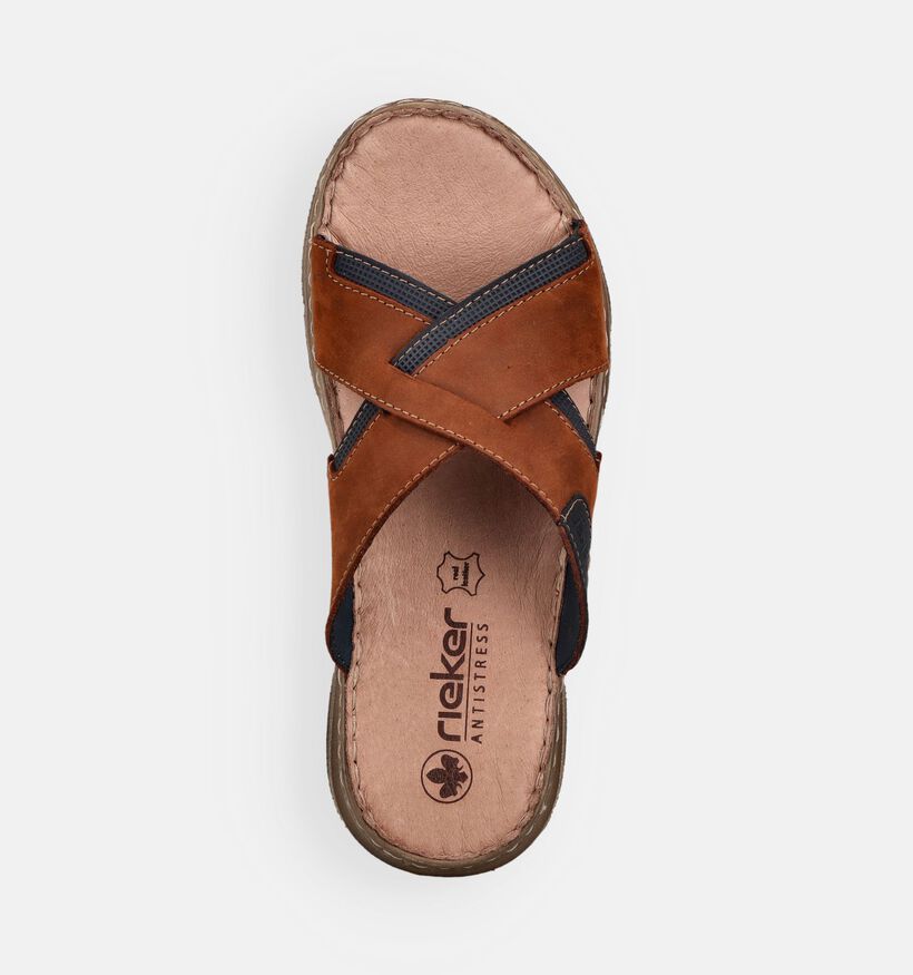 Rieker Bruine Slippers voor heren (370500)