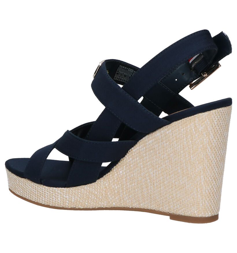 Tommy Hilfiger Blauwe Sandalen in leer (268440)