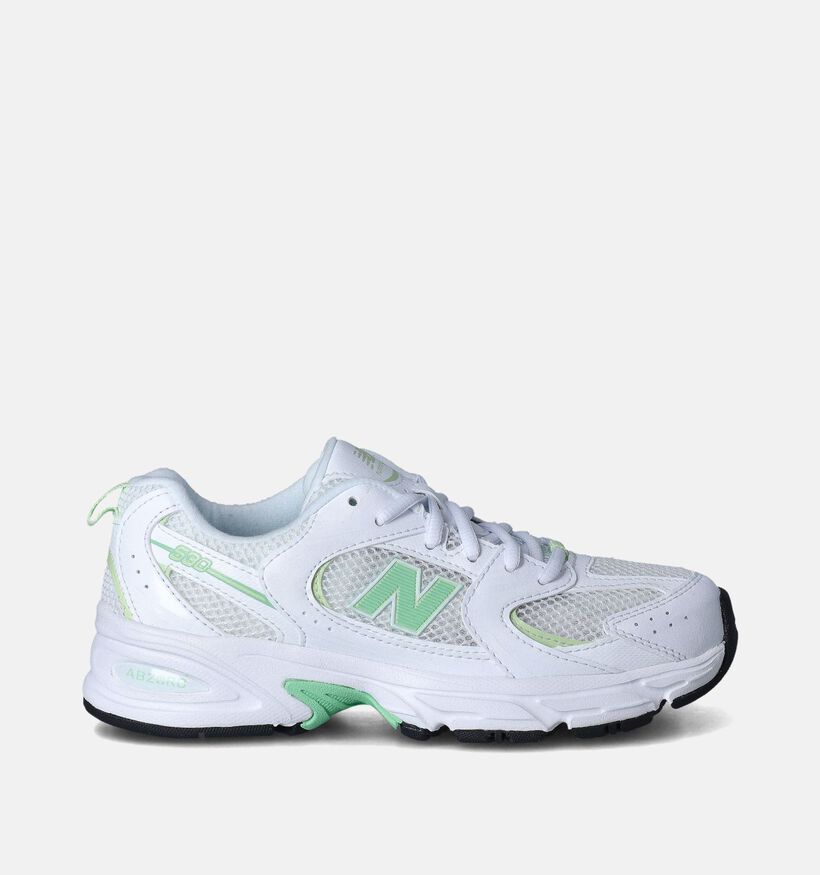 New Balance GR 530 Baskets en Argent pour filles, garçons (350580) - pour semelles orthopédiques
