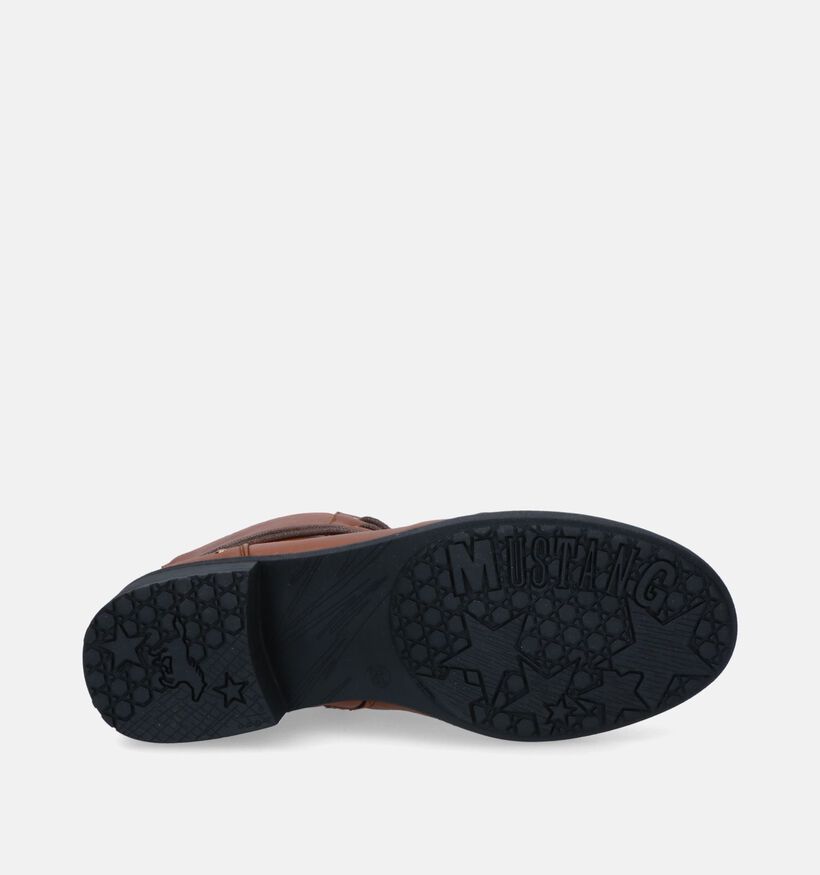 Mustang Boots à lacets en Cognac pour femmes (313815)
