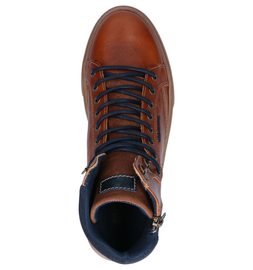 Bullboxer Chaussures hautes en Cognac en cuir (279115)