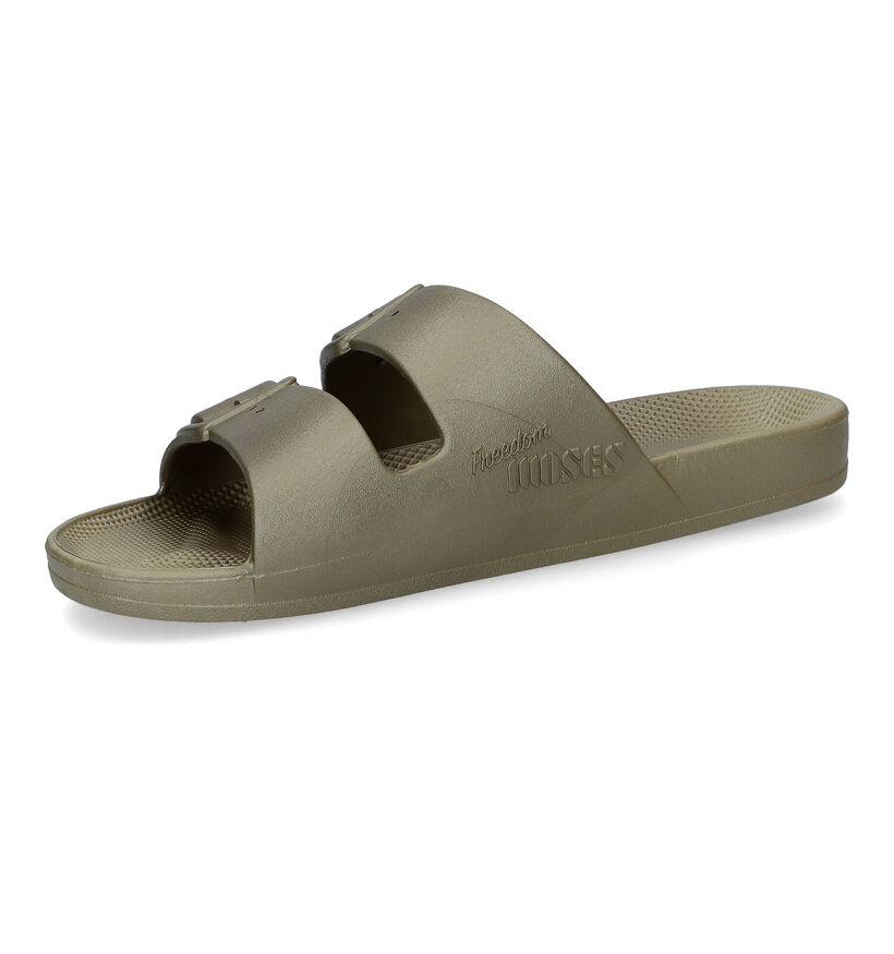 Freedom Moses Fancy Bronzen Slippers voor dames (323018)