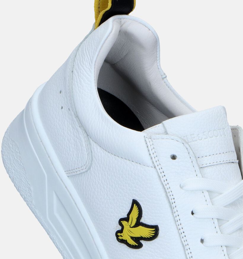 Lyle & Scott Chaussures à lacets en Blanc pour hommes (348701) - pour semelles orthopédiques