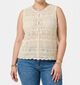 ONLY Carmakoma Luza Top en Beige pour femmes (375066)